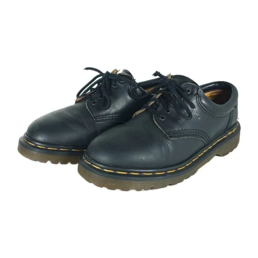 Dr. Martens Women's Vintge US7 UK5 Nappa Leather Black Derby Oxford England